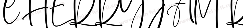 CHERRYJAM REGULAR字体转换